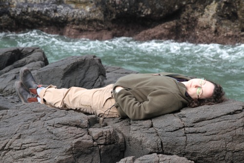 snoozing